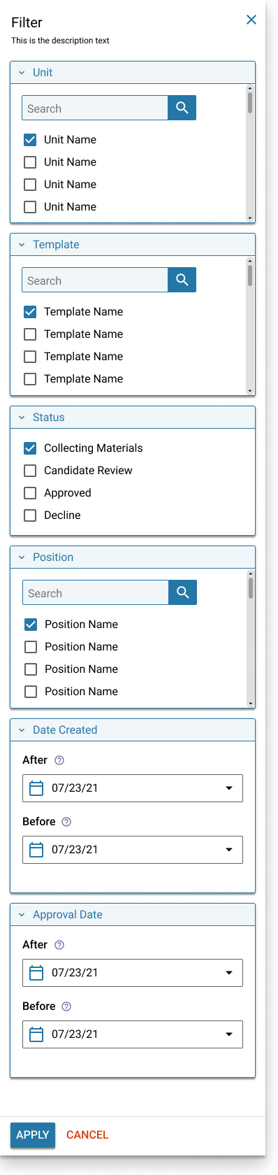 New-Appointment-Filters